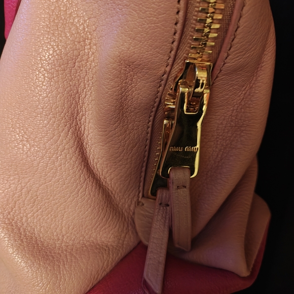 Miu Miu Beau Pink Leather Bag - Picture 5 of 16